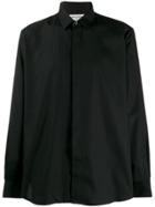 Saint Laurent Tone-on-tone Zigzag Shirt - Black