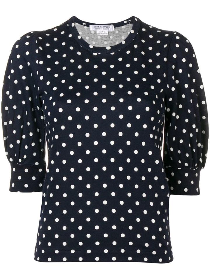 Comme Des Garçons Comme Des Garçons Polka Dot T-shirt - Blue