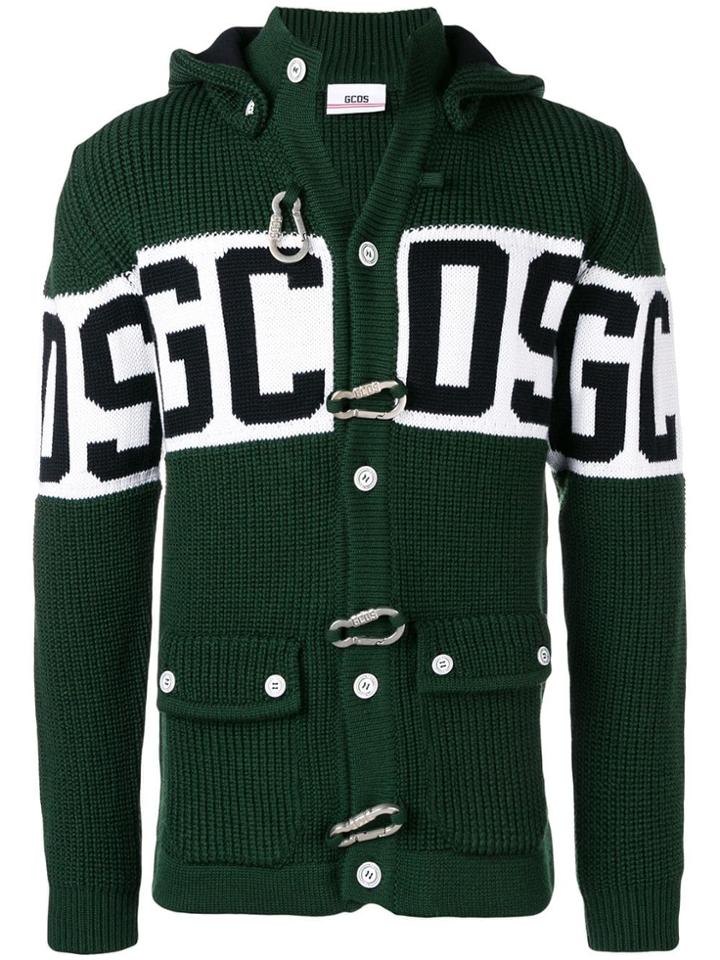 Gcds Hooded Sweater - Green