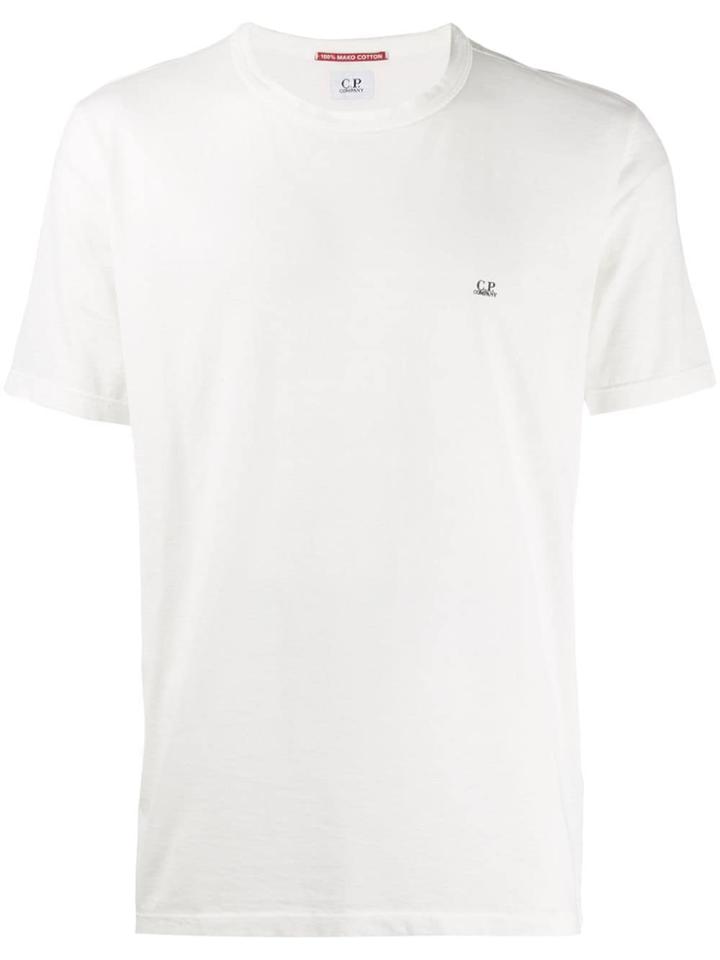 Cp Company 30/1 Logo T-shirt - White