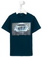 Aston Martin Kids Car Print T-shirt, Boy's, Size: 10 Yrs, Blue
