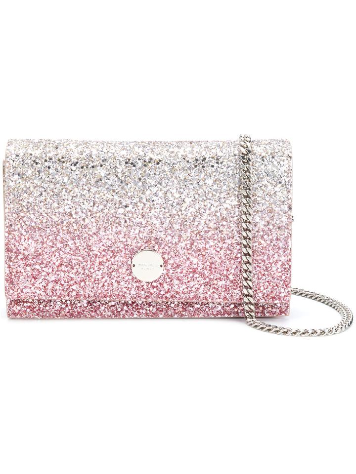 Jimmy Choo Florence Clutch Bag - Pink & Purple