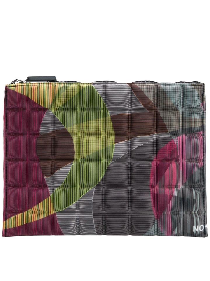 No Ka' Oi Colour Block Make-up Bag - Orange