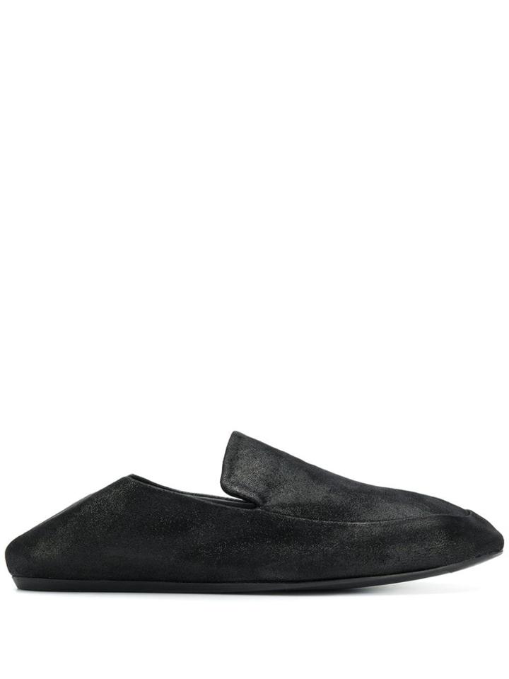 Lanvin Pliable Back Slippers - Black