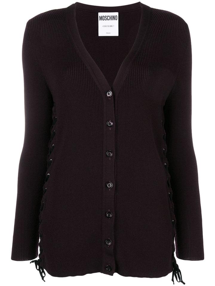 Moschino Side Lace Cardigan - Pink