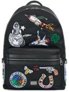 Dolce & Gabbana 'vulcano' Patch Detail Backpack