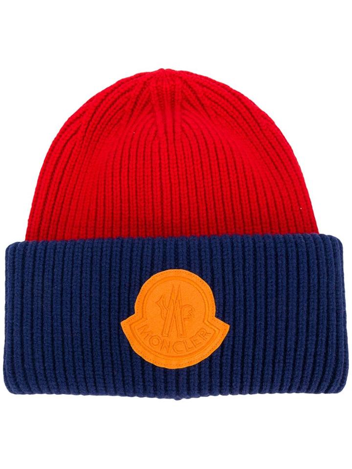 Moncler Rolled Beanie - Red