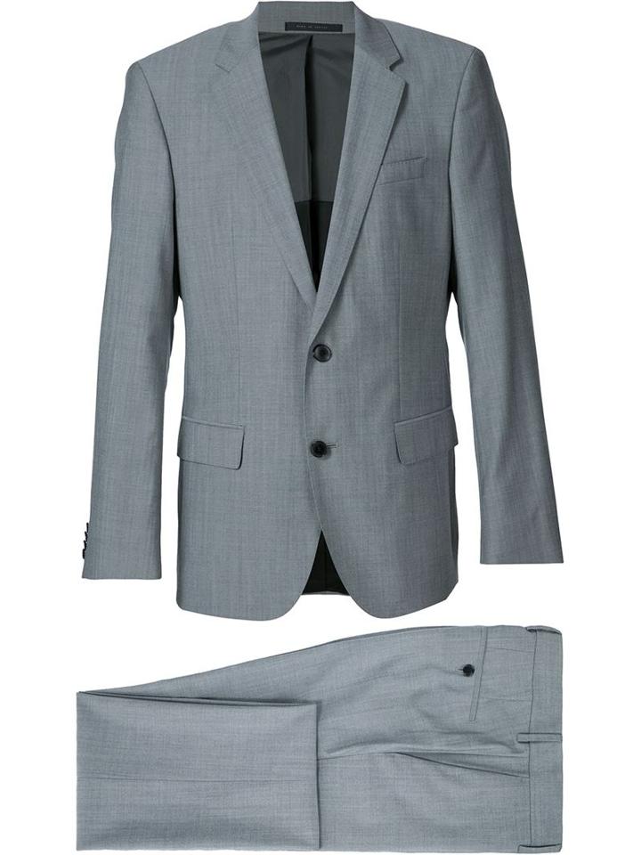 Boss Hugo Boss Two Piece Suit, Men's, Size: 38, Grey, Virgin Wool