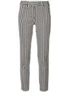 Incotex Striped Trousers - White