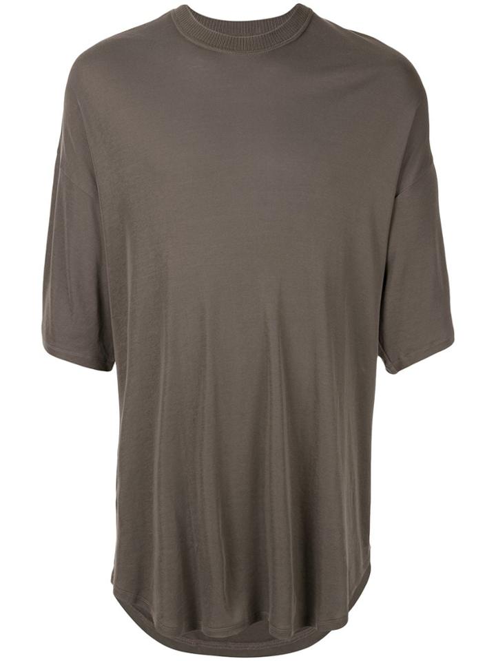 Julius Oversized Short Sleeve T-shirt - Grey