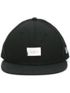 Yohji Yamamoto Plate Logo Flat Cap, Men's, Size: Small, Black, Cotton/wool