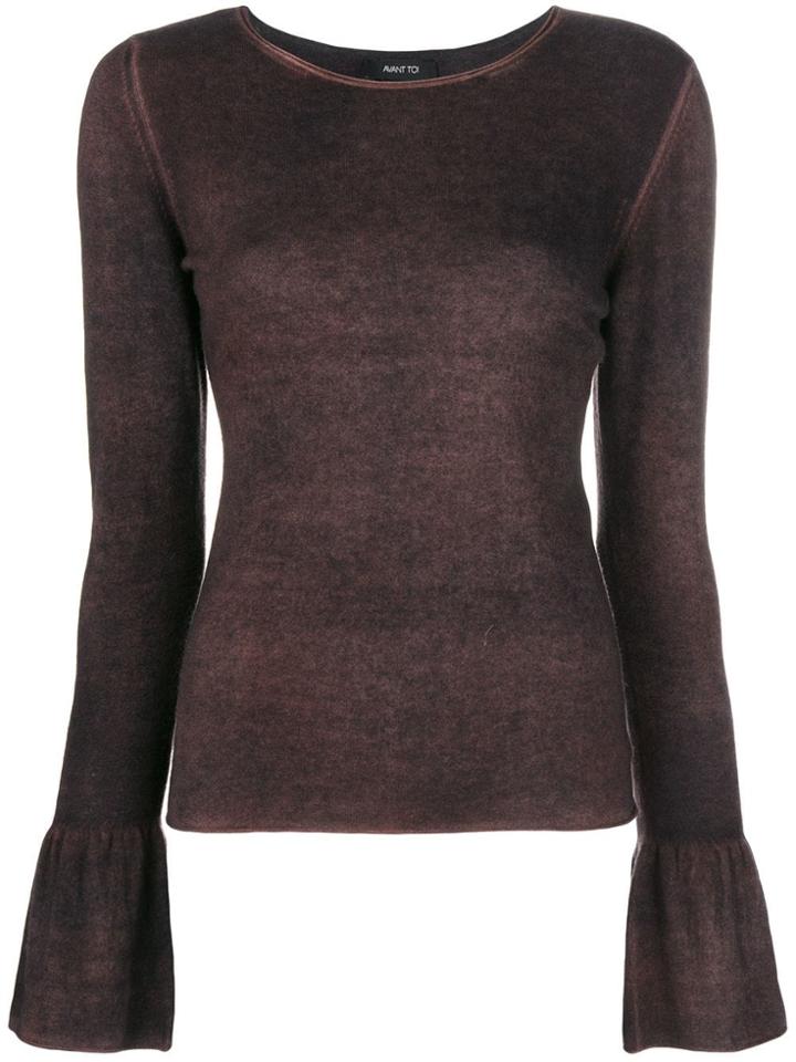 Avant Toi Longsleeved Jumper - Brown
