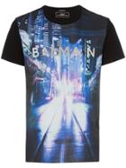 Balmain City Print T-shirt - Black