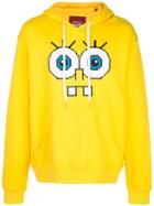Mostly Heard Rarely Seen 8-bit Snaggle Teeth Motif Hoodie - Yellow
