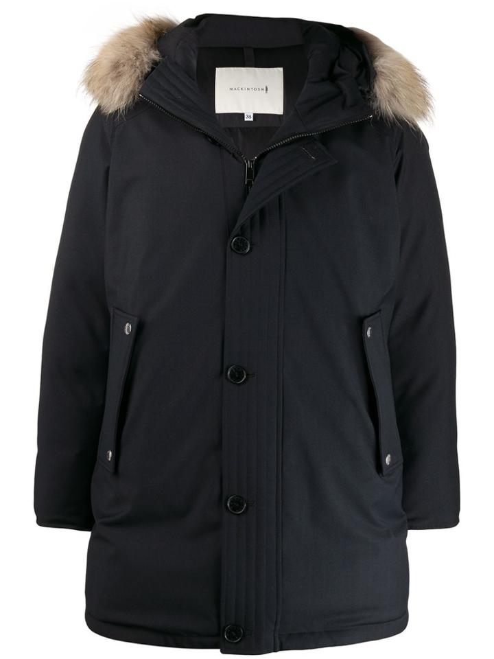 Mackintosh Dornoch Black Wool Down Parka Gd-1001