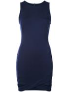 Black Halo - Fitted Sleeveless Dress - Women - Nylon/polyamide/spandex/elastane/viscose - 4, Blue, Nylon/polyamide/spandex/elastane/viscose