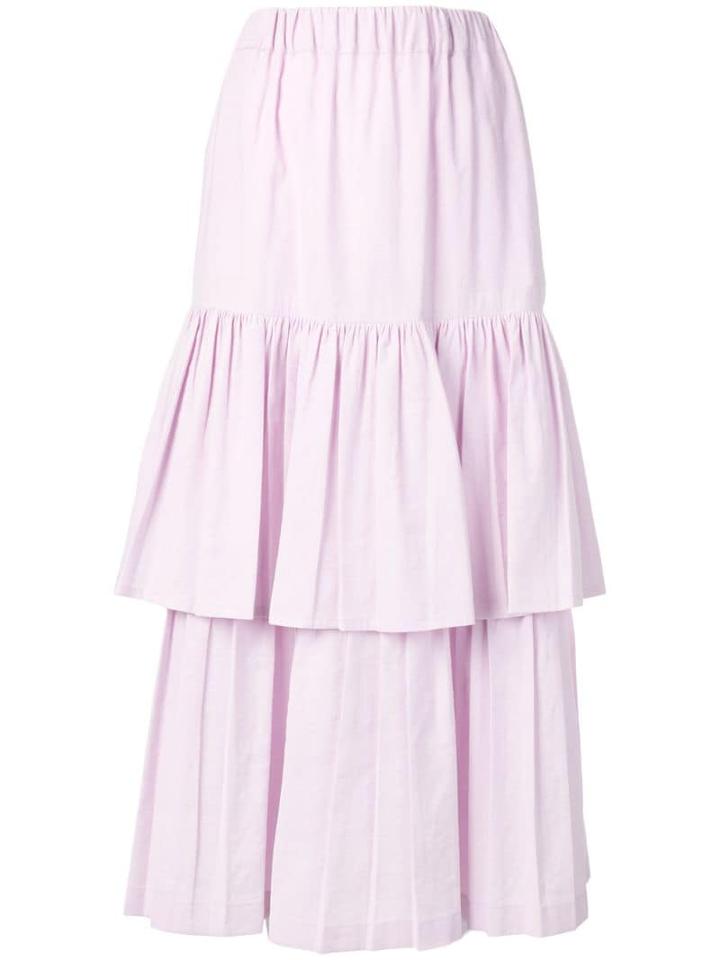 Golden Goose Long Ruffled Skirt - Pink