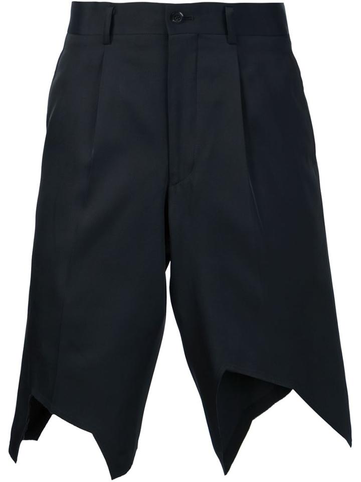 Comme Des Garçons Homme Plus Zig-zag Tailored Shorts