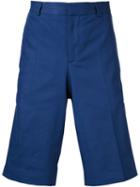 Givenchy Classic Chino Shorts, Men's, Size: 50, Blue, Cotton/spandex/elastane