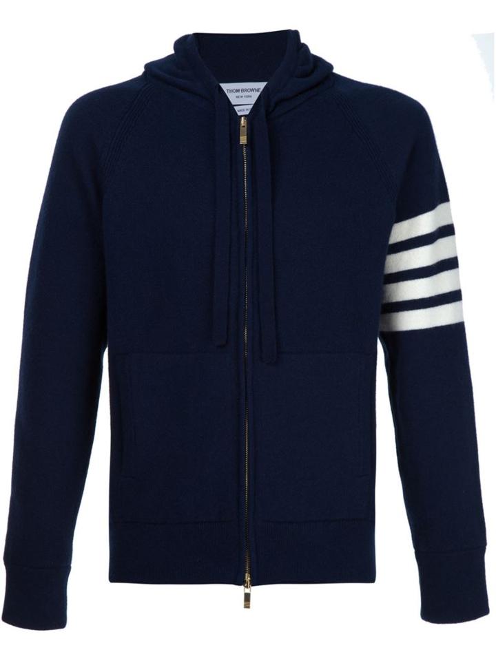 Thom Browne Knitted Zip Hoodie