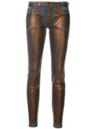 Faith Connexion Metallic Skinny Jeans