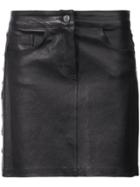 Stella Mccartney Fringed Mini Skirt - Black