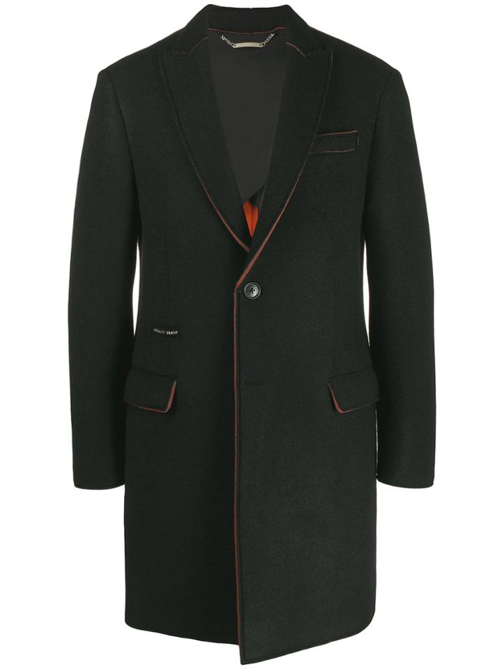 Philipp Plein Statement Coat - Black