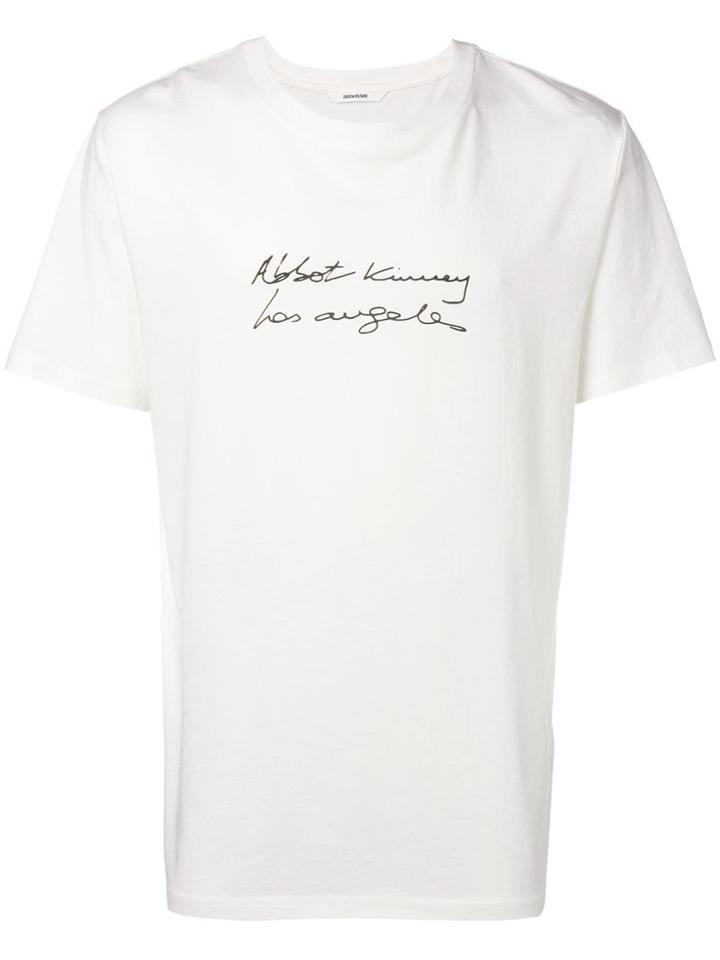 Zadig & Voltaire Abbot Kinney Print T-shirt - White