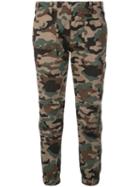 Nili Lotan Cropped French Military Trousers - Green