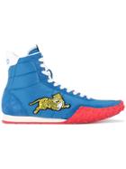 Kenzo Ankle Lace-up Sneakers - Blue