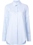 Helmut Lang Loose-fit Shirt, Women's, Size: Large, Blue, Cotton