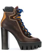 Dsquared2 Hiking Style Ankle Boots - Brown