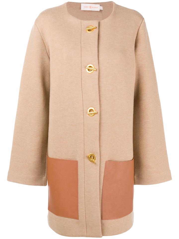 Tory Burch Reagan Coat - Brown