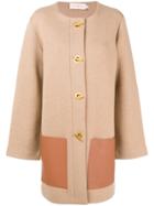 Tory Burch Reagan Coat - Brown