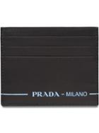 Prada Logo Credit Card Holder - Black