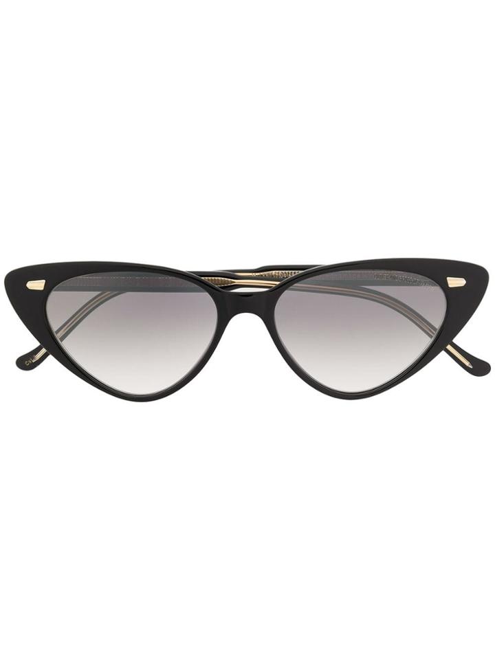 Cutler & Gross Cat-eye Sunglasses - Black