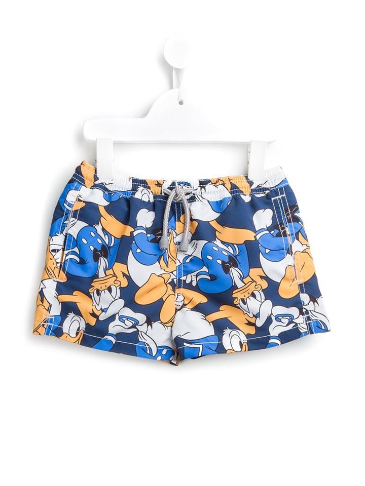 Mc2 Saint Barth Kids Smiling Donald Swim Shorts, Boy's, Size: 10 Yrs, Blue