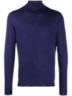 Corneliani Slim-fit Roll-neck Jumper - Blue