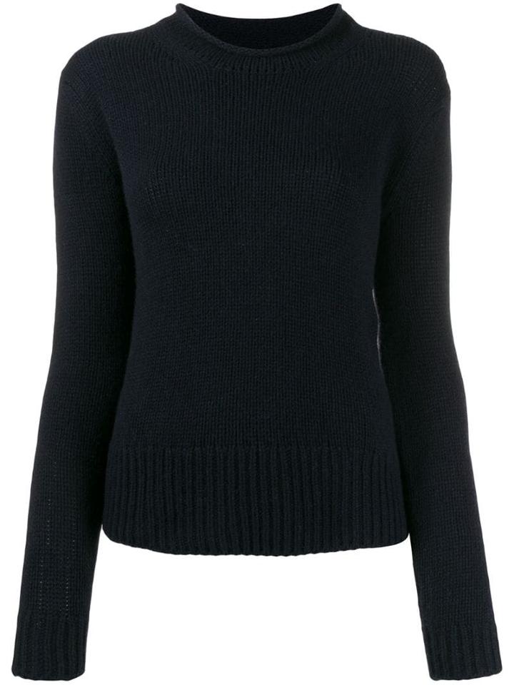 Ralph Lauren Collection Long-sleeve Fitted Sweater - Blue