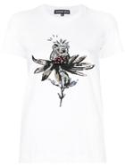 Markus Lupfer Sequin Embroidered T-shirt - White