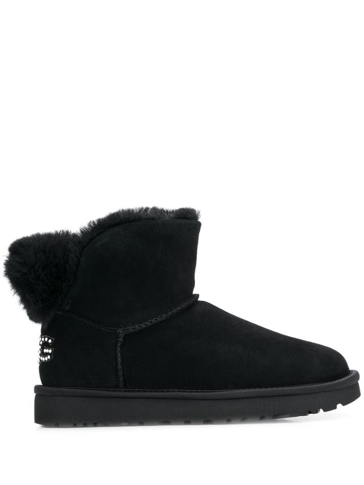 Ugg Australia Shearling Lined Boots - Black