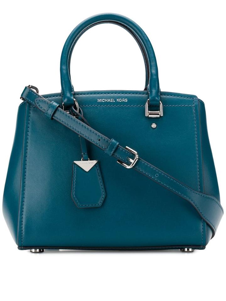 Michael Michael Kors Benning Medium Satchel - Blue