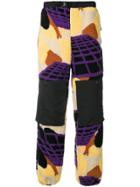 Pam Perks And Mini Dna Camo Sherpa Trousers - Purple