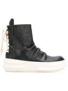 D.gnak Lace-up Ankle Boots - Black