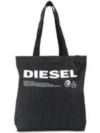 Diesel Denim Logo Tote Bag - Black