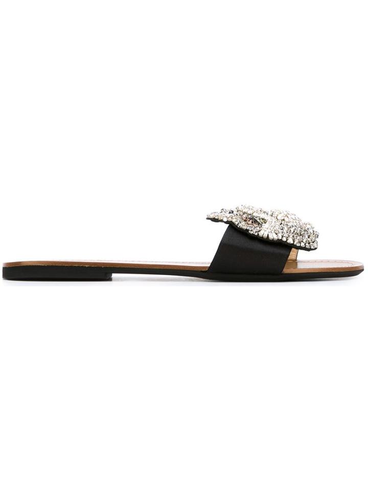 No21 Beaded Monkey Appliqué Sliders