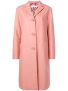 Nina Ricci Classic Winter Coat - Pink & Purple