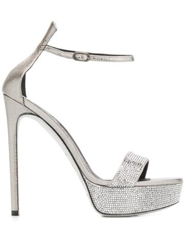 René Caovilla High-heel Sandals - Silver