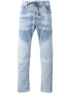 Diesel Drawstring Denim Jeans, Men's, Size: 30, Blue, Cotton/polyester/spandex/elastane