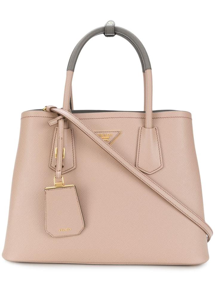 Prada Galleria Tote - Nude & Neutrals